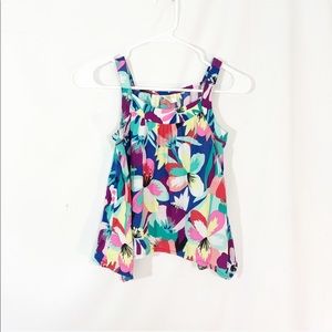 COLORFUL FLORAL TANK TOP